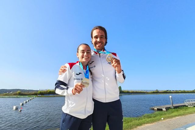João Duarte e Maria Gomes são vice-campeões em K1 5000 metros