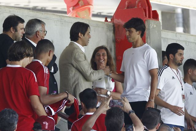 João Félix com Rui Costa em 2022 (foto: A BOLA)