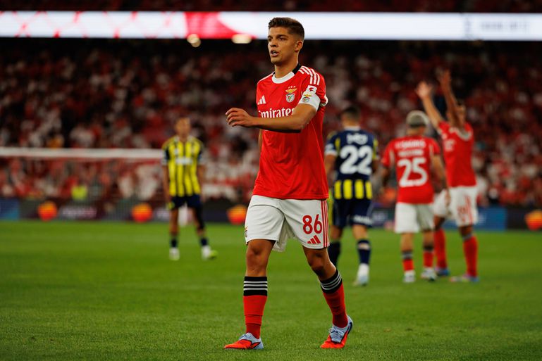 Diogo Prioste, médio do Benfica (foto: Imago)