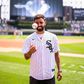Bruno Fernandes com o equipamento dos White Sox