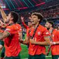 João Félix a celebrar a conquista da Liga das Nações por Portugal