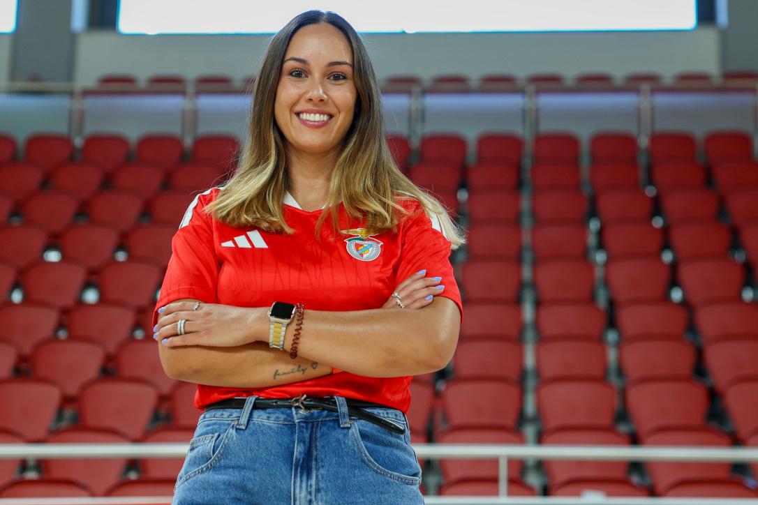 Patrícia Rodrigues, 28 anos, vai cumprir a terceira época na Luz, na segunda passagem. Foto Benfica
