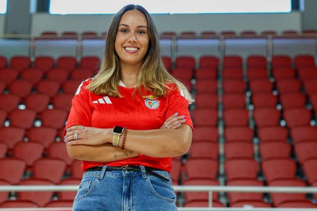 Patrícia Rodrigues, 28 anos, vai cumprir a terceira época na Luz, na segunda passagem. Foto Benfica