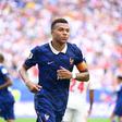 Mbappé com a camisola da França no Mundial