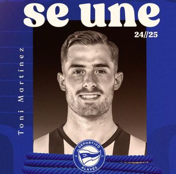 Oficial: Toni Martínez no Alavés