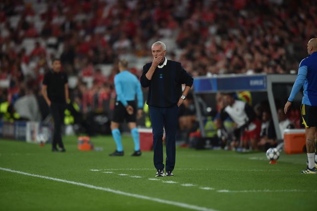 José Mourinho perdeu pela primeira vez na Luz (foto: Miguel Nunes)