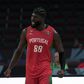 Neemias Queta durante o Portugal-Chéquia no EuroBasket
