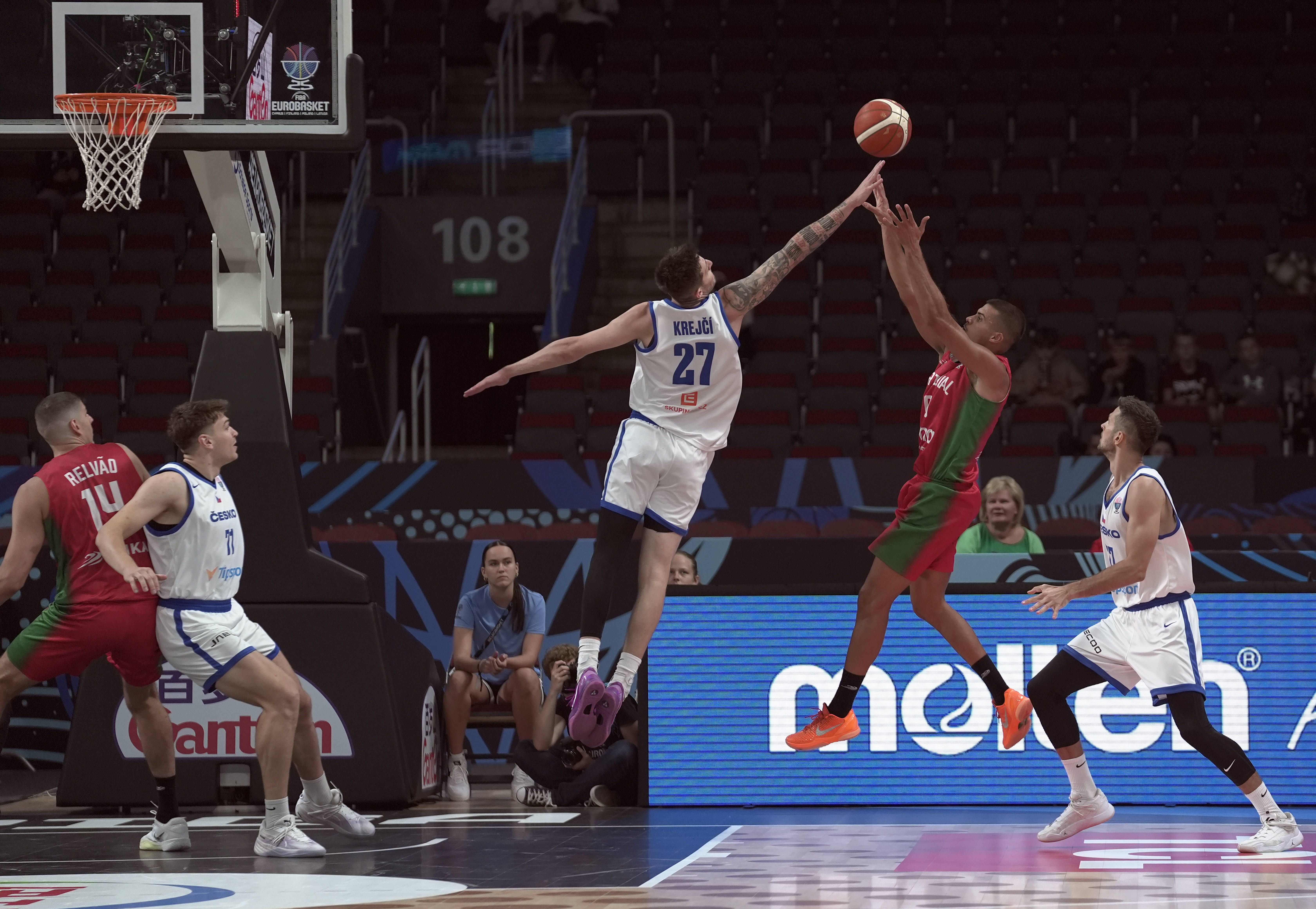 Portugal-Chéquia no EuroBasket