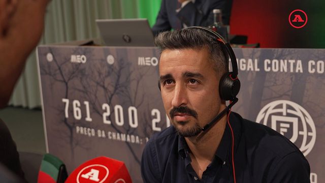 André Almeida: «O futebol tem de estar ligado a estas coisas e ser uma verdadeira equipa com o povo português»