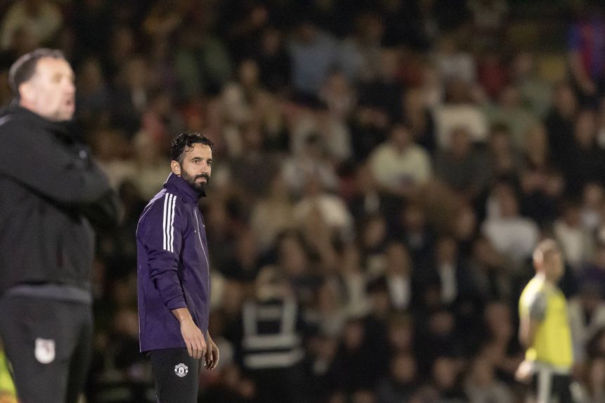 Ruben Amorim, treinador do Manchester United