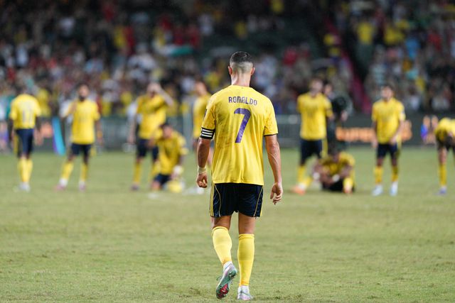 Cristiano Ronaldo em Hong Kong a disputar a final da Supertaça saudita