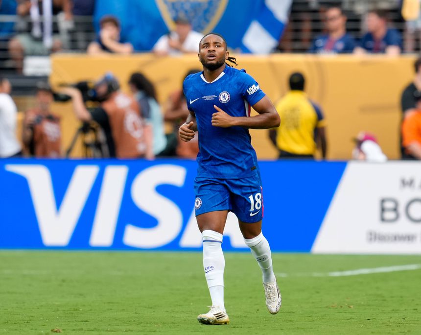 Christopher Nkunku ao serviço do Chelsea no Mundial de Clubes Foto: IMAGO