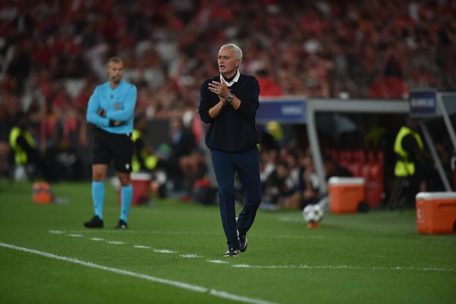 José Mourinho no Benfica-Fenerbahçe (foto: Miguel Nunes)