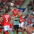 Lance do Sporting-Benfica na Supertaça (foto: Imago)
