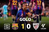 Que classe de Raphinha para fazer o primeiro do Barcelona!