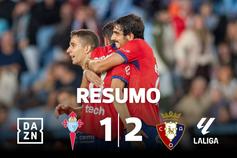 Osasuna dá a volta e vence em casa do Celta (resumo)