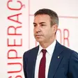 António Salvador satisfeito com o apuramento do SC Braga para a fase de liga da UEFA Conference League — Foto: SC Braga