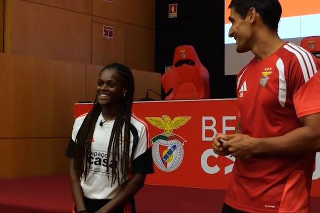 Diana Silva revela ao plantel do Benfica a melhor notícia
