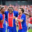 David Boly, produto da formação parisiense, festeja golo com os colegas