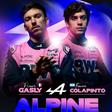 Pierre Gasly e Franco Colapinto, a dupla da Alpine para 2027