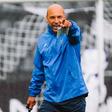 Bruno Pinheiro prepara o embate do Académico de Viseu diante do FC Porto, sábado, no Fontelo — Foto: Académico de Viseu