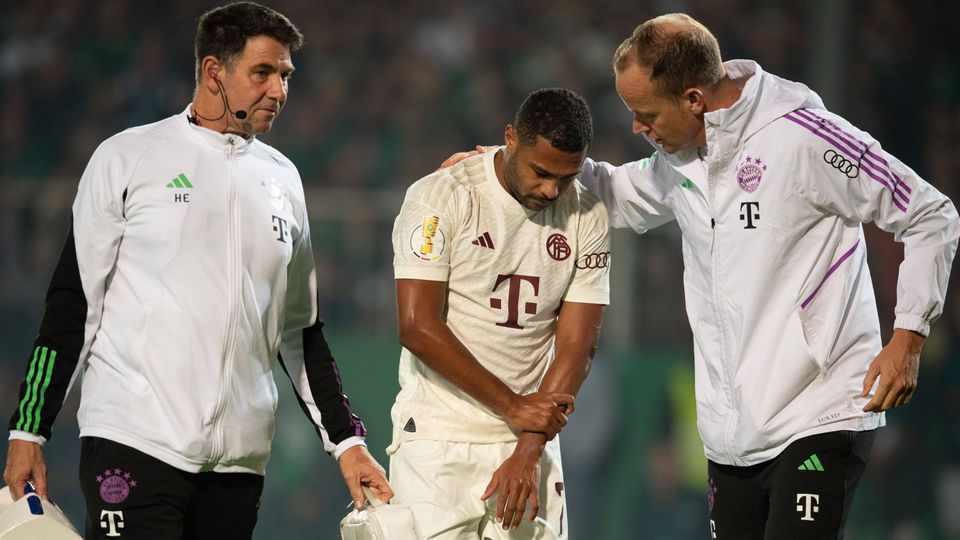 Gnabry desfalca Bayern durante «várias semanas» devido a lesão