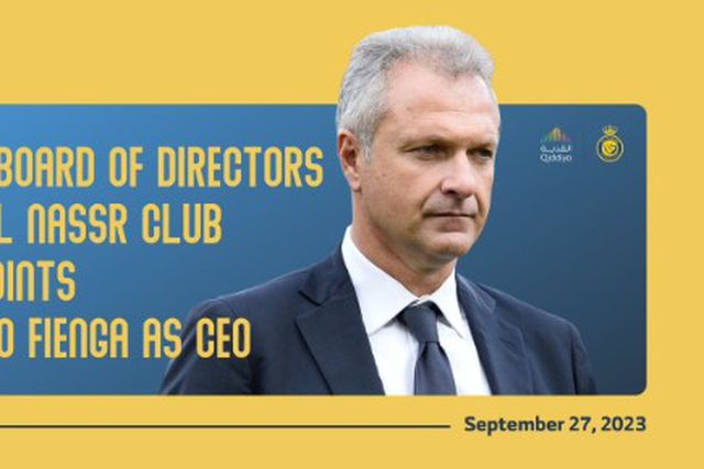 O novo CEO de Luís Castro e Ronaldo no Al Nassr