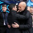 Mikel Arteta e Pep Guardiola