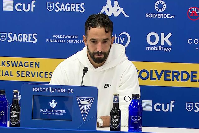 Rúben Amorim avalia a performance do Sporting na Amoreira