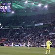 O marcador registava 0-5 ao intervalo do M'Gladbach-Eintracht