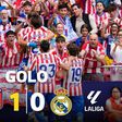 Depois de tanto tentar, Atlético chegou assim à vantagem frente ao Real Madrid