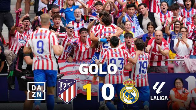 Depois de tanto tentar, Atlético chegou assim à vantagem frente ao Real Madrid