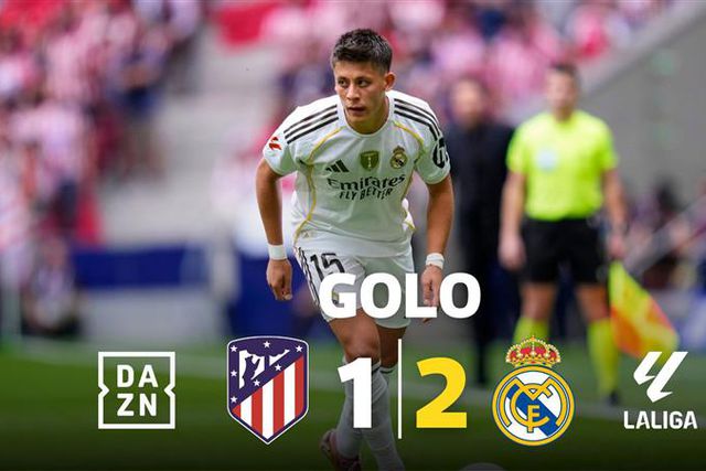 Guler consumou reviravolta do Real Madrid no Metropolitano