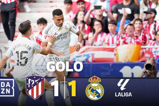 Mbappé só precisou de uma oportunidade para empatar o dérbi