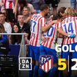 Griezmann confirmou goleada do Atlético no dérbi madrileno