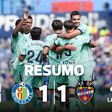 Resumo do Getafe-Levante