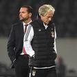 Rui Pedro Braz com Jorge Jesus no Benfica (foto: A BOLA)