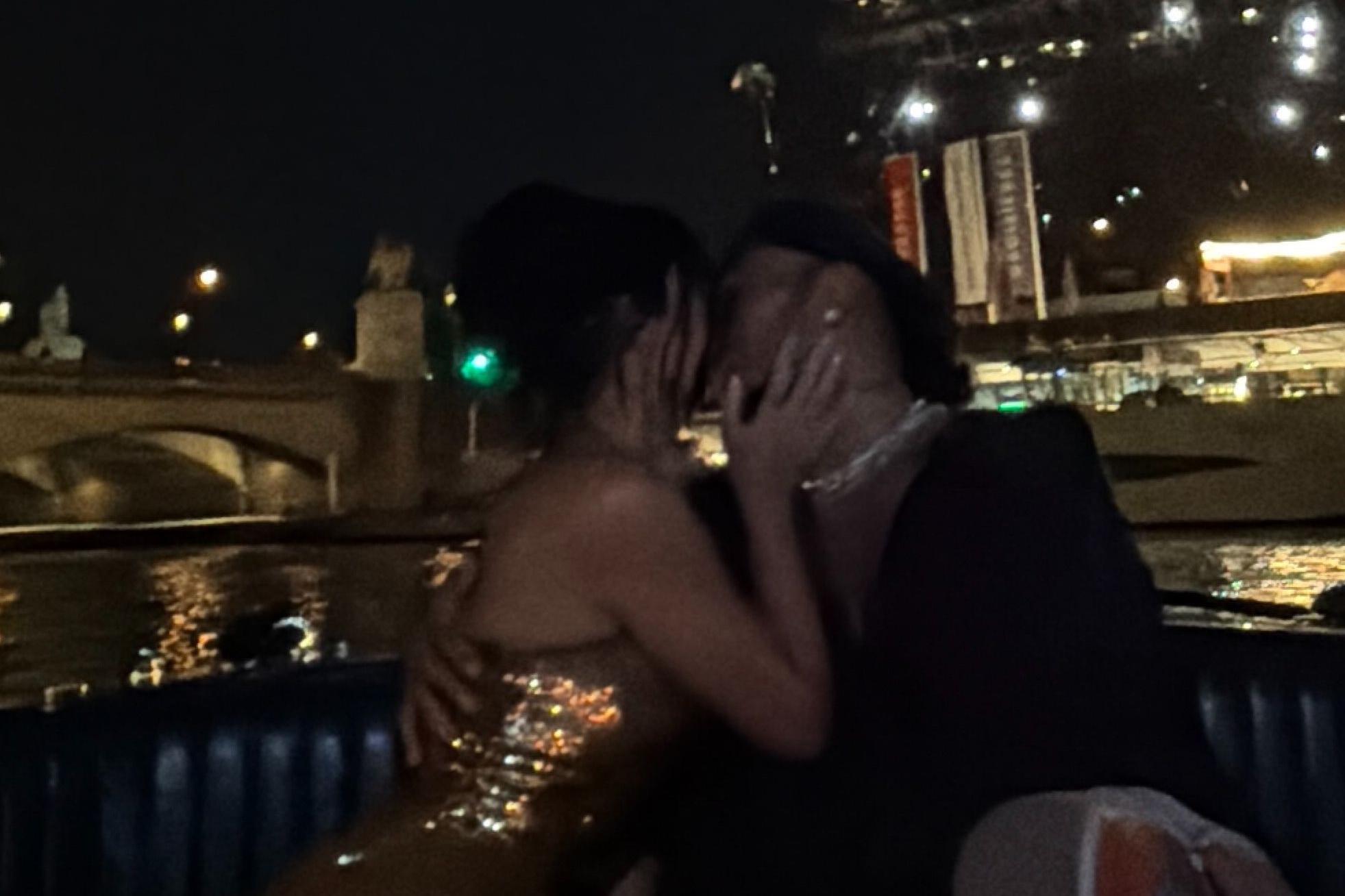 Kim Kardashian em Paris com Lewis Hamilton/Instagram