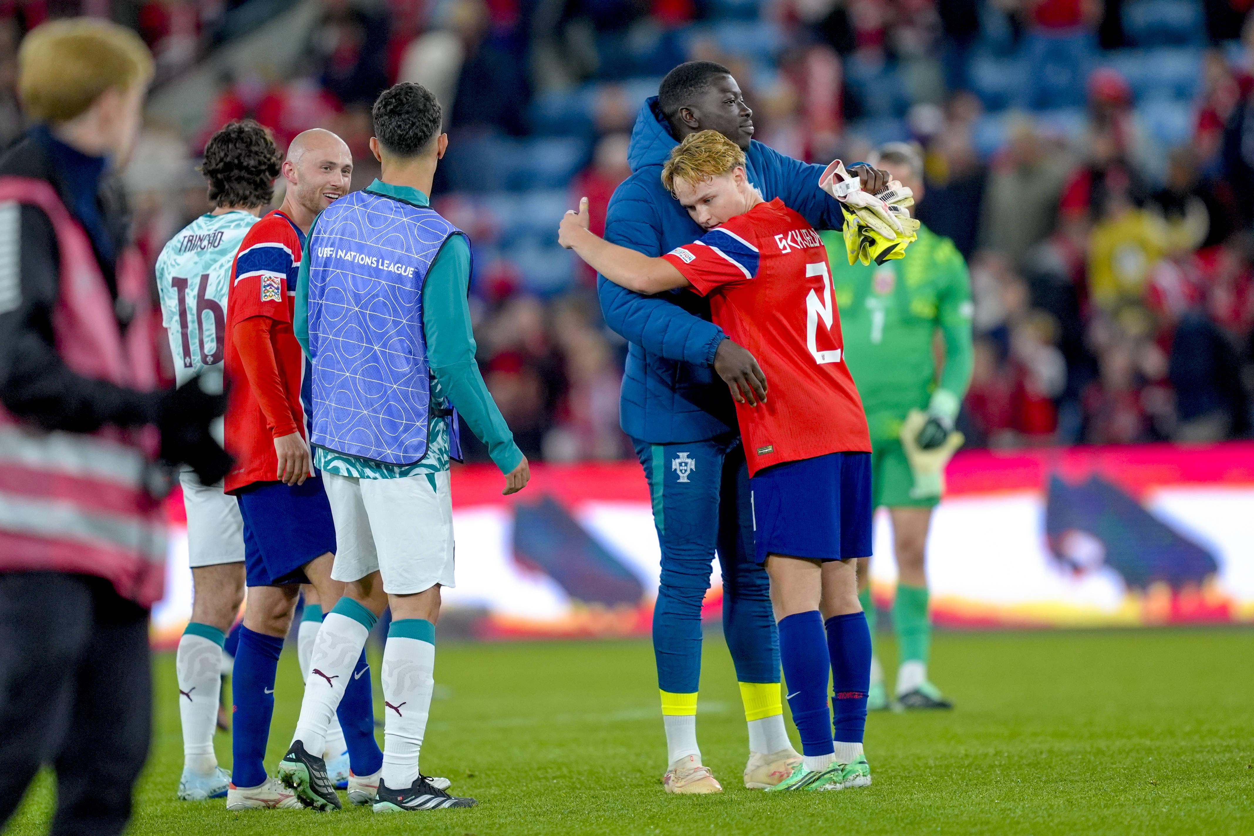 Tomás Araújo, Aursnes, Samuel Soares e Schjelderup - Foto: IMAGO