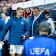 Cristiano Ronaldo, suplente não utilizado no Noruega-Portugal (IMAGO)