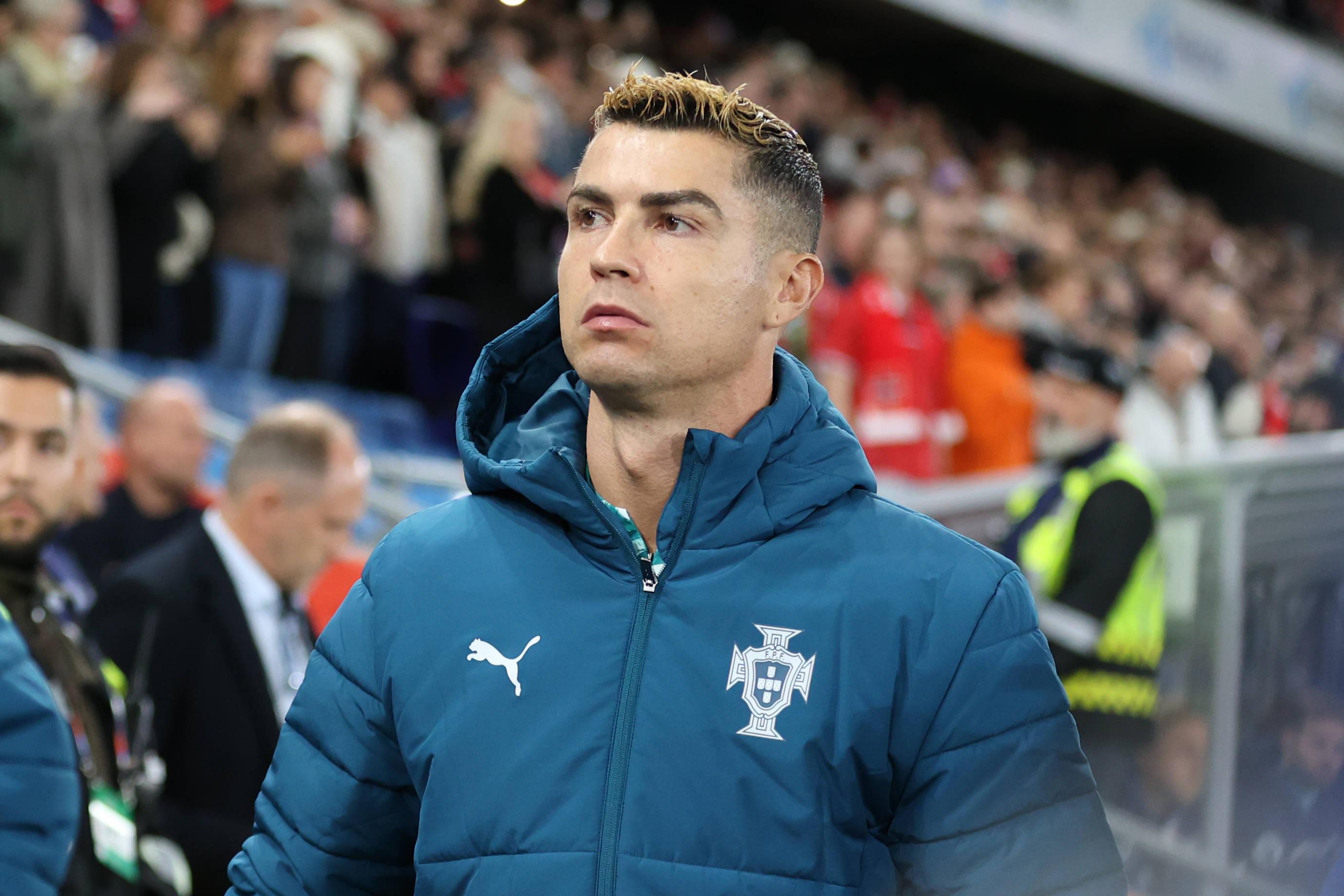 Cristiano Ronaldo não foi titular frente à Noruega - Foto: IMAGO
