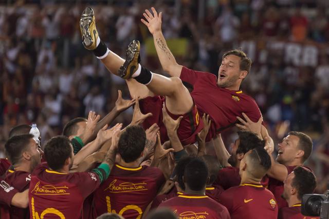 Despedida de Totti da Roma em 2017 (IMAGO)
