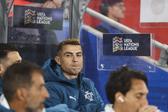 Cristiano Ronaldo no banco de suplentes de Portugal - Foto: LUSA/PAULO NOVAIS