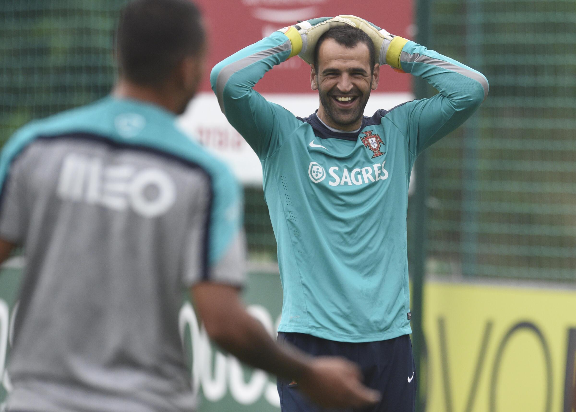 Eduardo - 36 jogos. Campeão europeu, jogou pela Seleção entre 2009 e 2016. Foto: Sérgio Miguel Santos