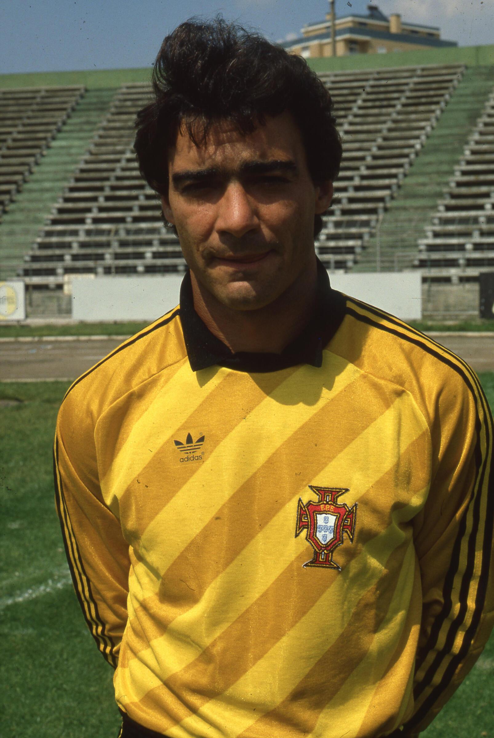Vítor Damas - 28 jogos. Figura do Sporting, jogou pela Seleção desde 1969 até ao Mundial de 1986. Foto: ASF