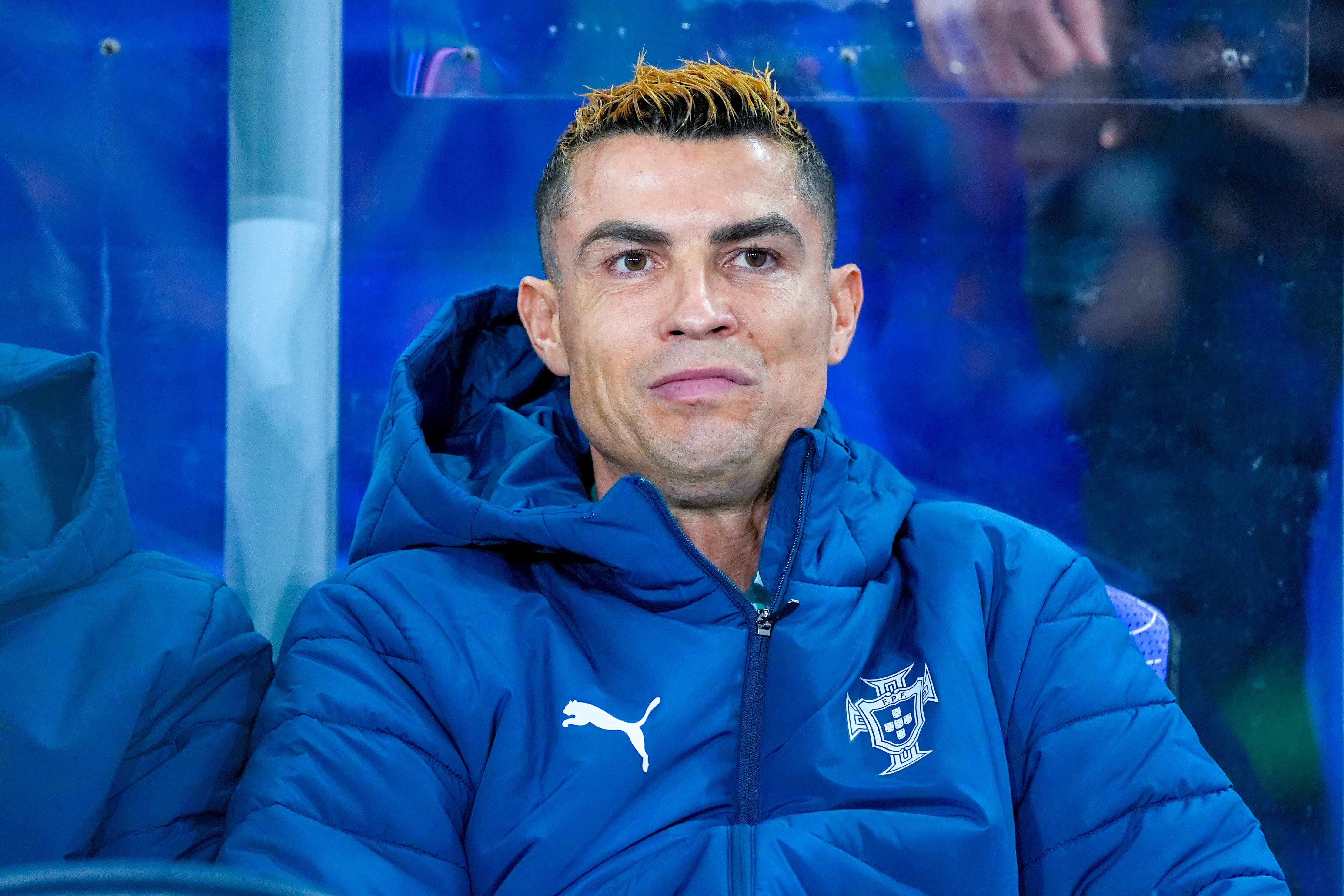 Cristiano Ronaldo não foi titular frente à Noruega - Foto: IMAGO