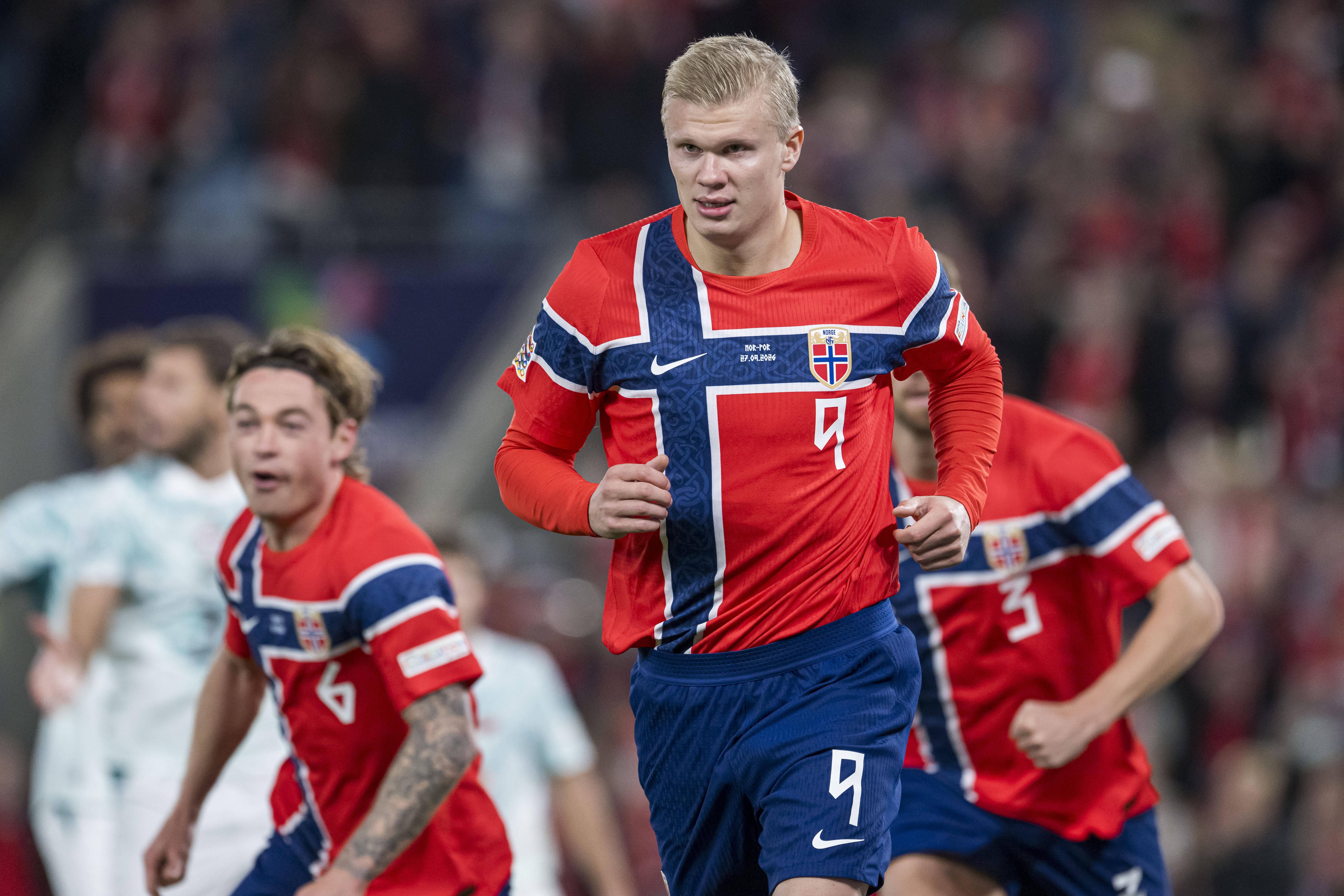 Erling Haaland marcou a Portugal - Foto: IMAGO