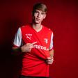 Tommy Marqués foi aposta firme dos bracarenses e trocou a Catalunha pelo Minho no último defeso — Foto: SC Braga