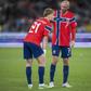 A dupla do Benfica, Schjelderup e Aursnes, tem estado em destaque na ala direita da Noruega - Foto: Imago