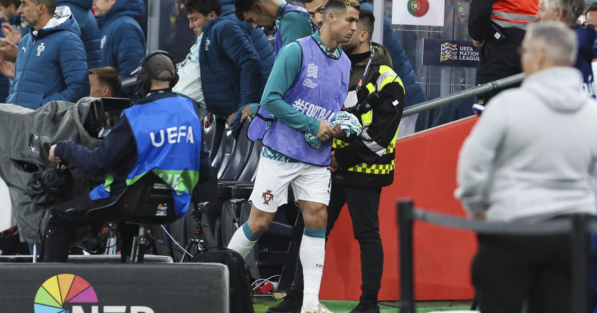Ronaldo recolheu aos balneários logo após o final do Noruega-Portugal ...